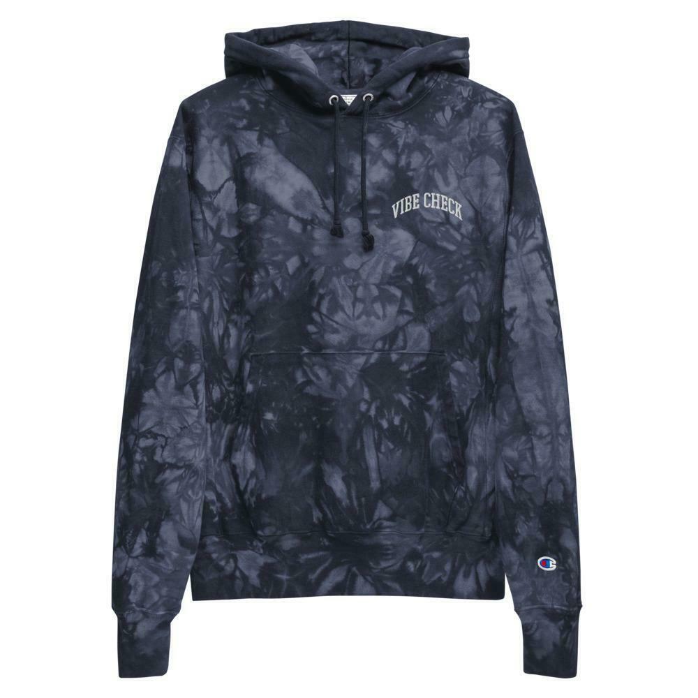 Y2K Aesthetic Tie-Dye Hoodie by AFFICIAL x CHAMPION - Coquette Style Grunge Fashion for Women