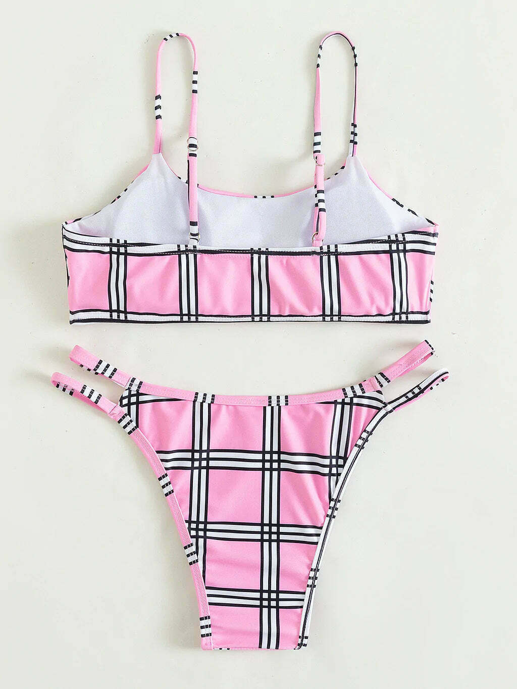 Y2K Aesthetic Tie-Dyed Swimsuit Bikini for Women - Coquette Style with Grunge and Pastel Goth Vibes