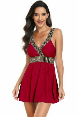 Y2K Aesthetic V-Neck Bikini Swimsuit - Coquette Style for Women
