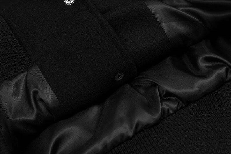 Y2K Aesthetic Varsity Jacket with Coquette Style and Grunge Fashion Elements