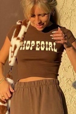 Y2K Aesthetic Vintage Crop Top - Coquette Style Grunge Fashion Women's Clothing