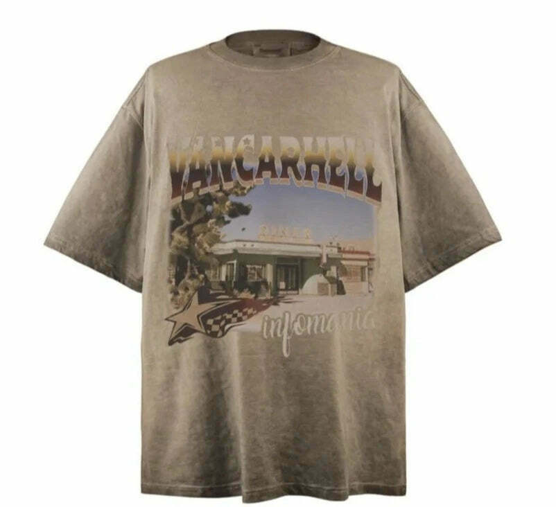 Y2K Aesthetic Vintage Graphic T-Shirt - Coquette & Grunge Style Tops for Women