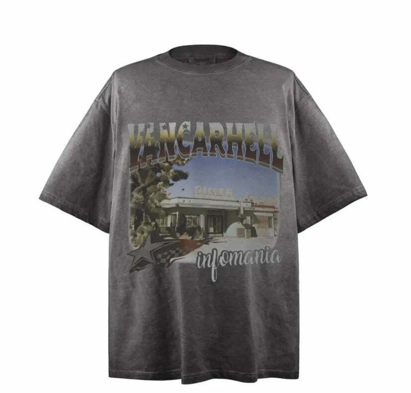 Y2K Aesthetic Vintage Graphic T-Shirt - Coquette & Grunge Style Tops for Women