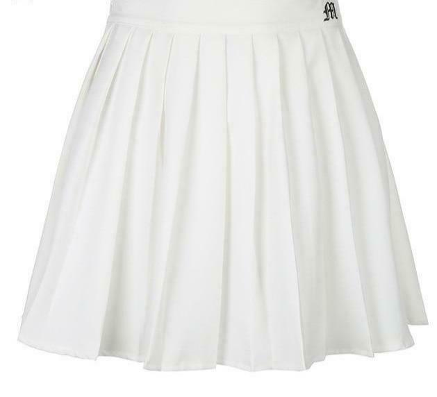Y2K Aesthetic Vintage Pleated Mini Skirt - Coquette Style with Grunge Vibes