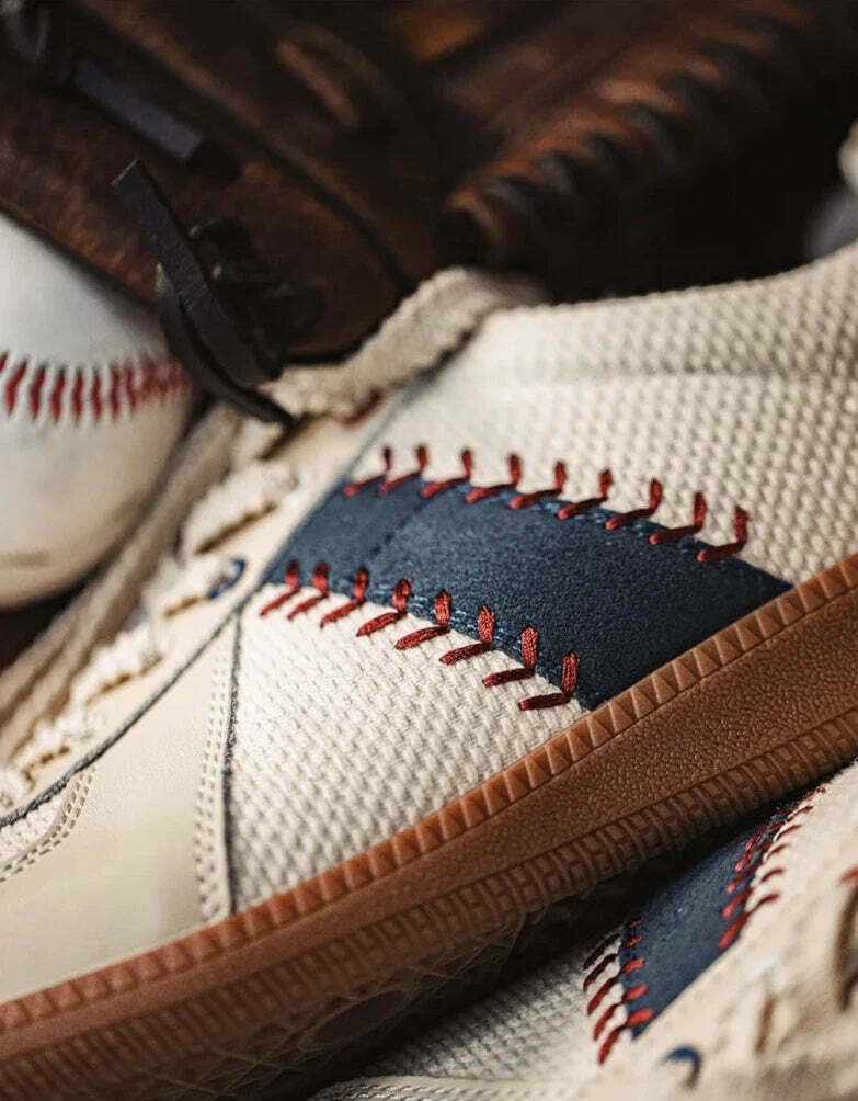 Y2K Aesthetic Vintage Style Baseball Sneakers - Retro Coquette Fashion Statement
