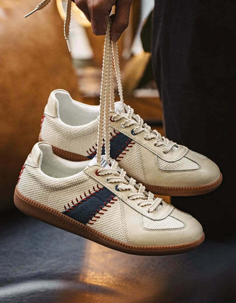 Y2K Aesthetic Vintage Style Baseball Sneakers - Retro Coquette Fashion Statement