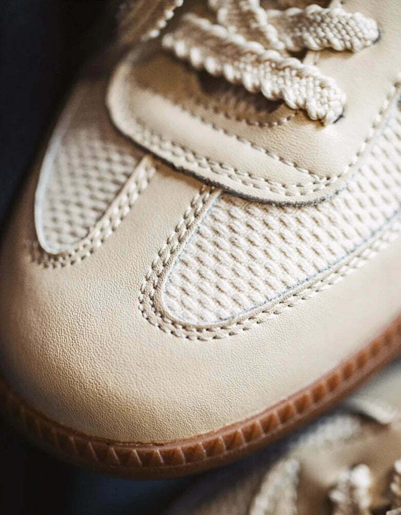 Y2K Aesthetic Vintage Style Baseball Sneakers - Retro Coquette Fashion Statement