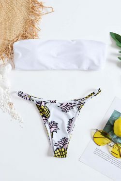 Y2K Aesthetic Watermelon High Cut Bikini Set - Coquette Style Grunge Fashion for Women