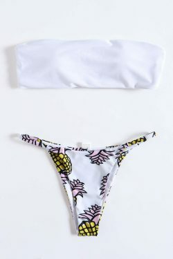Y2K Aesthetic Watermelon High Cut Bikini Set - Coquette Style Grunge Fashion for Women
