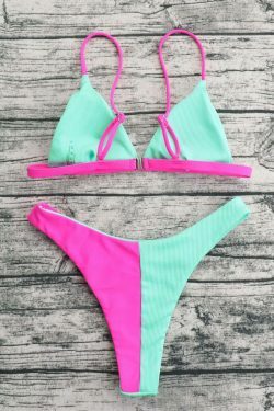 Y2K Aesthetic Women's Colorant Match Swimsuit: Coquette, Grunge, Pastel Goth & More