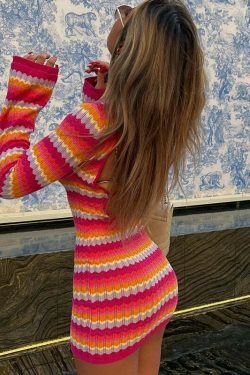 Y2K Beach Please Bodycon Dress: Coquette Aesthetic - Grunge Style, Pastel