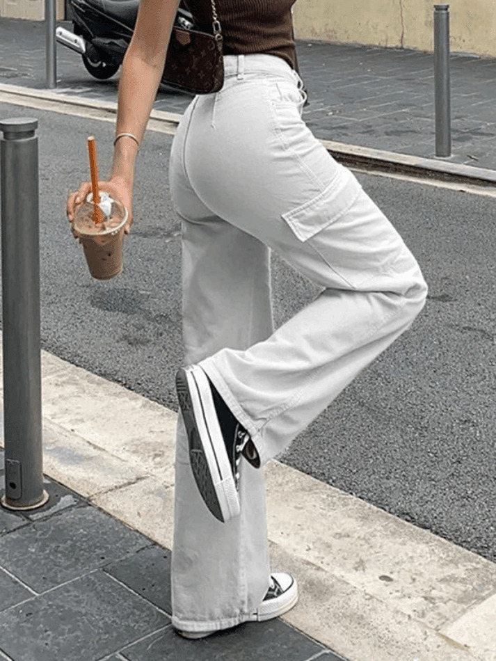Y2K Cargo Pants: Coquette Aesthetic Grunge Style with a Vintage Vibe