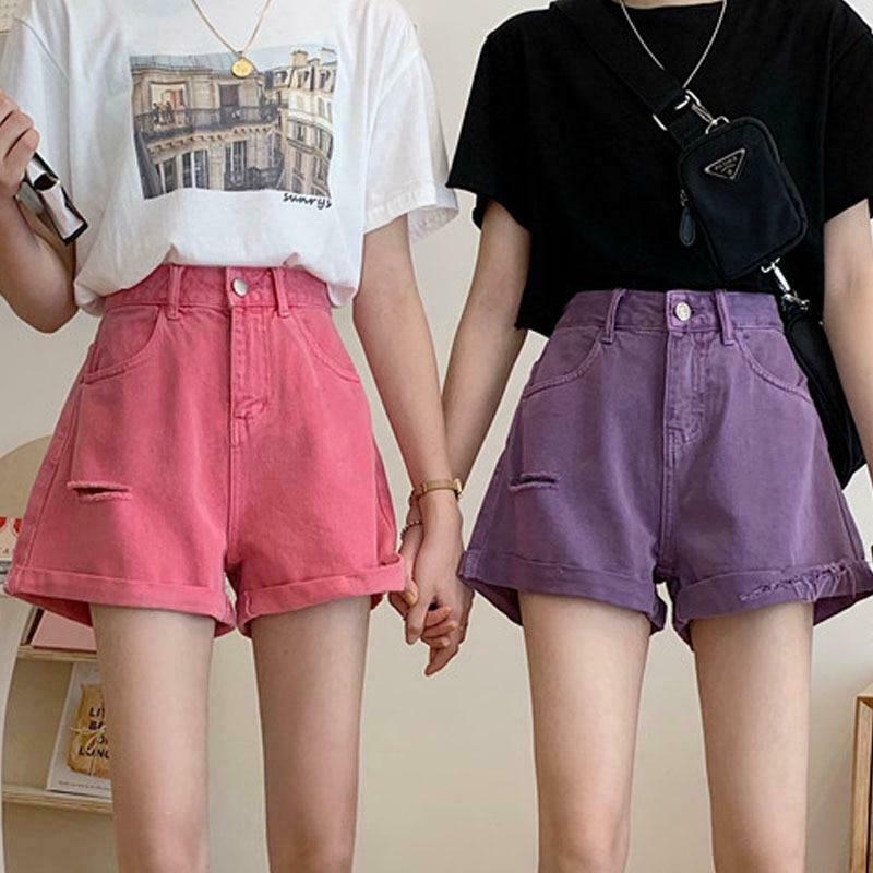 Y2K Coquette Aesthetic Candy Fairy Distressed Shorts - Grunge Style Cute Tops for Women