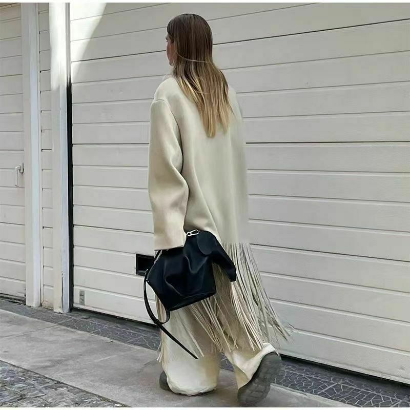 Y2K Coquette Aesthetic Tassel Windbreaker: Grunge Style, Pastel Goth, Cute Tops, Cargo Skirt