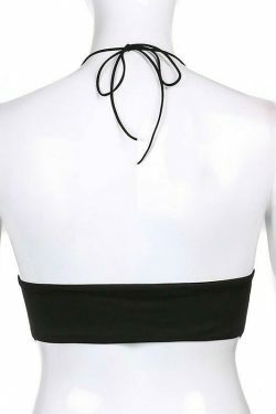 Y2K Cowgirl Ruched Halter Top - Coquette Aesthetic with a Grunge Twist
