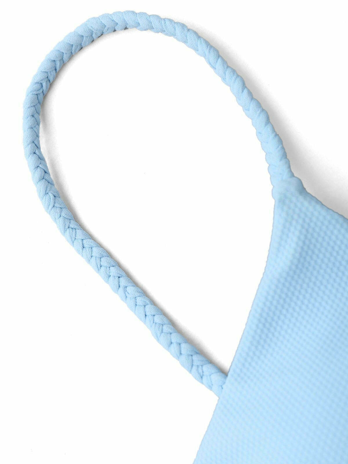 Y2K Cutout Braided Bralette String Bikini Set - Coquette Aesthetic, Grunge Style, Pastel Goth