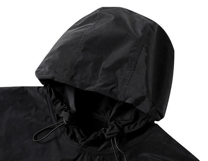 Y2K Cyberpunk Poncho Cape Hoodie - Coquette Aesthetic, Grunge Style, Pastel Goth
