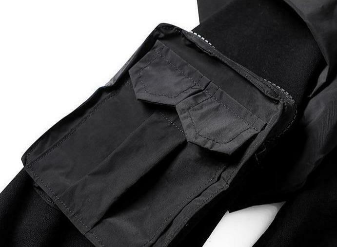 Y2K Cyberpunk Poncho Cape Hoodie - Coquette Aesthetic, Grunge Style, Pastel Goth