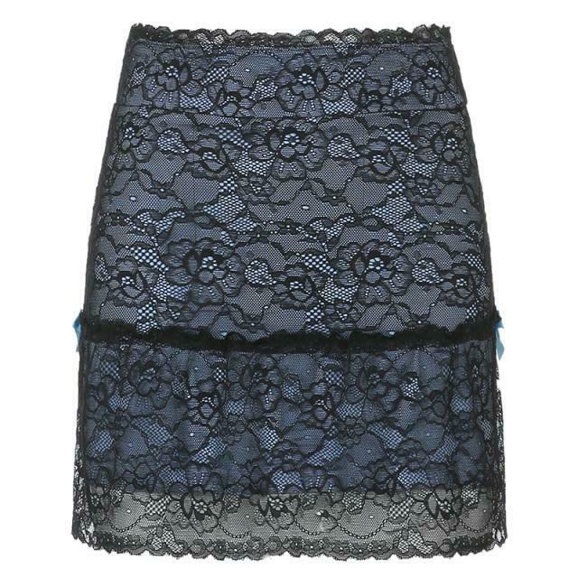 Y2K Dark Academia Aesthetic Goth Mini Skirt - Vintage Style for Modern Elegance