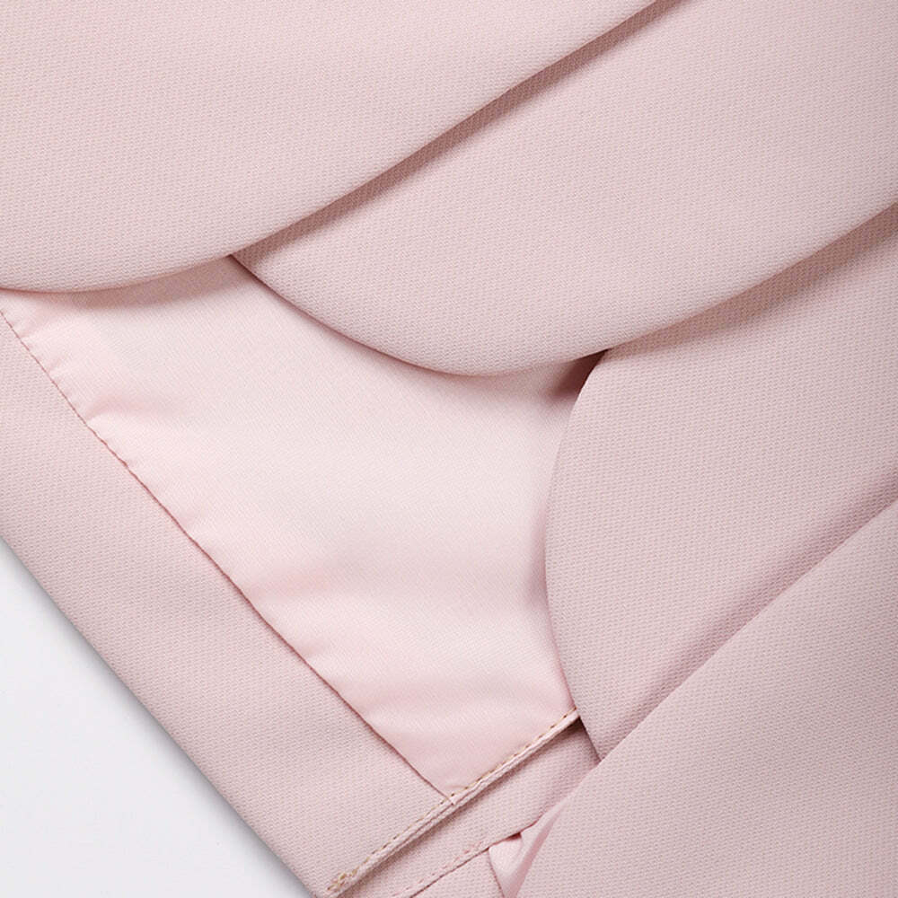 Y2K Deconstructed Cut Jacket: Coquette Aesthetic with Grunge & Pastel Goth Vibes