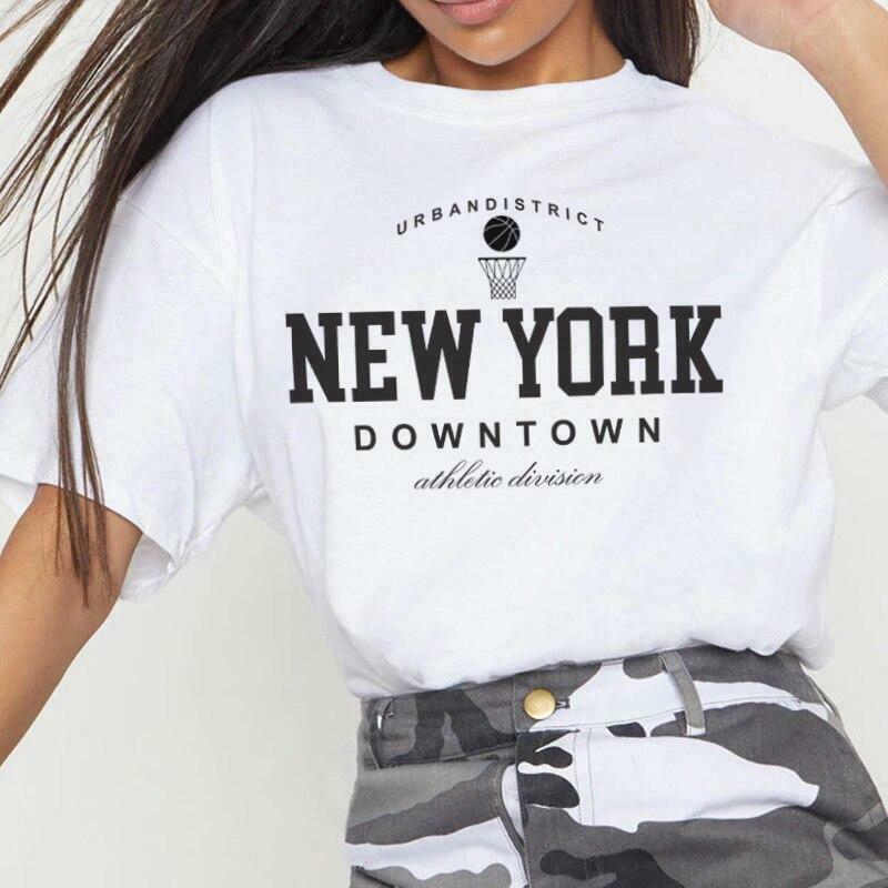 Y2K Downtown Vibes Tee - Coquette Aesthetic Grunge Style - Cute Pastel Goth Fashion