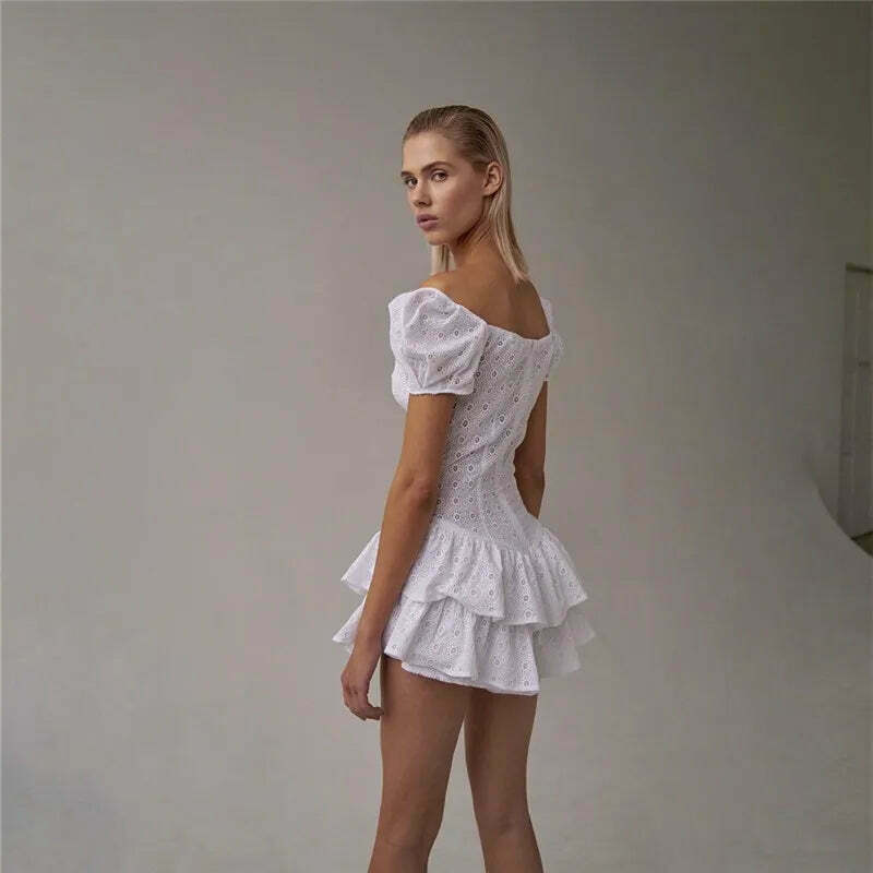 Y2K Elegance Corset Dress: Coquette Aesthetic with a Touch of Grunge Style