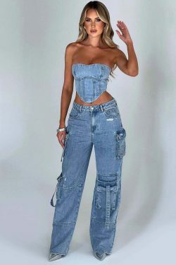 Y2K Fashion: Coquette Aesthetic Cargo Skirt & Cute Tops, Grunge Style Hood