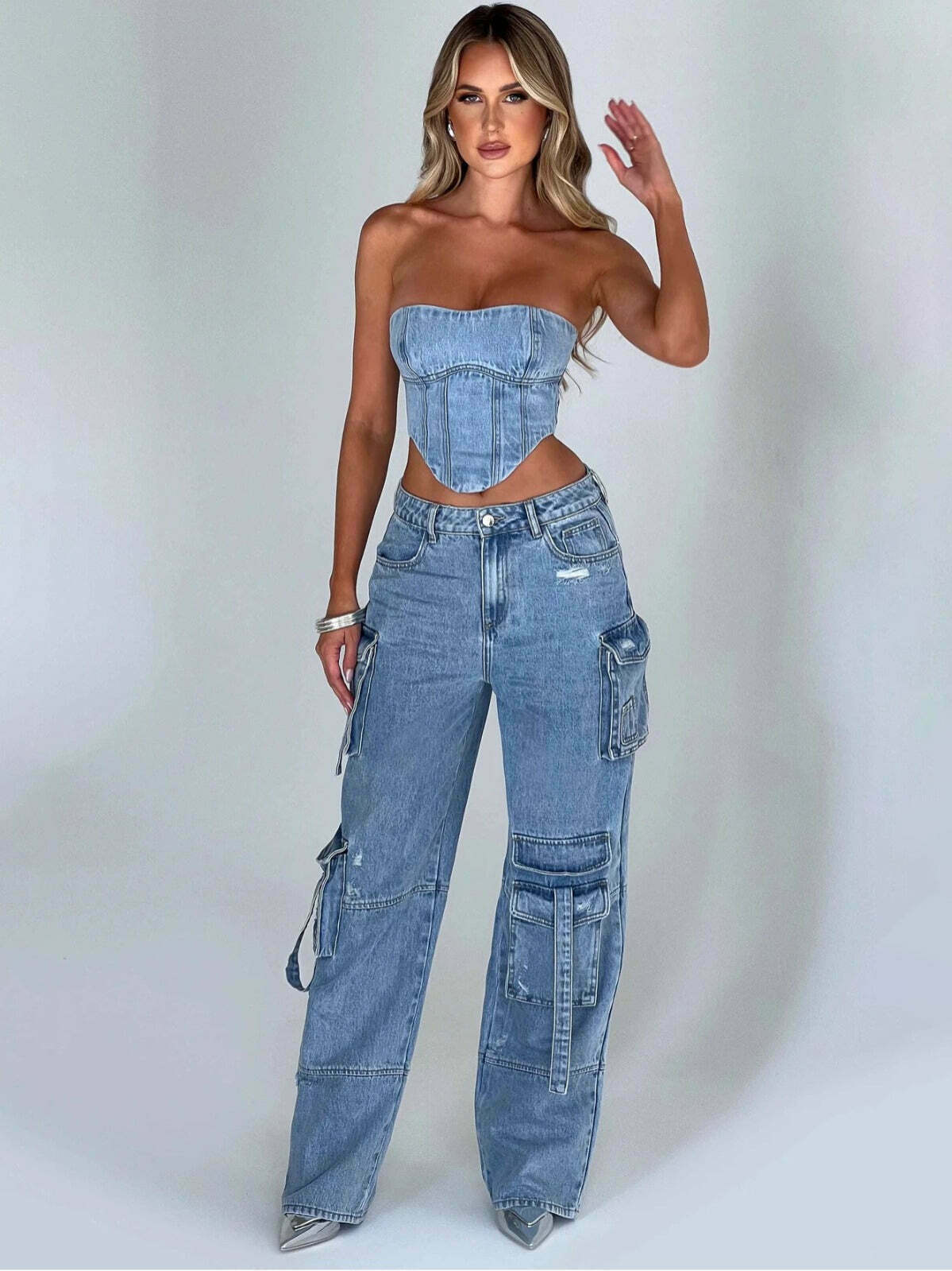 Y2K Fashion: Coquette Aesthetic Cargo Skirt & Cute Tops, Grunge Style Hood