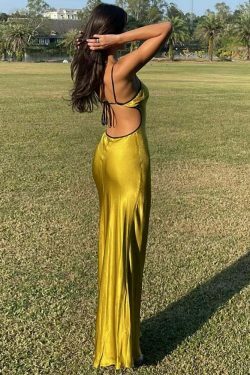 Y2K Fashion Coquette Aesthetic Maxi Dress - Elegant Stunner for Women