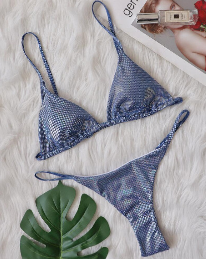 Y2K Fashion Crystal Diamond Swimsuit - Coquette Aesthetic, Grunge Style, Cute Tops, Pastel Goth