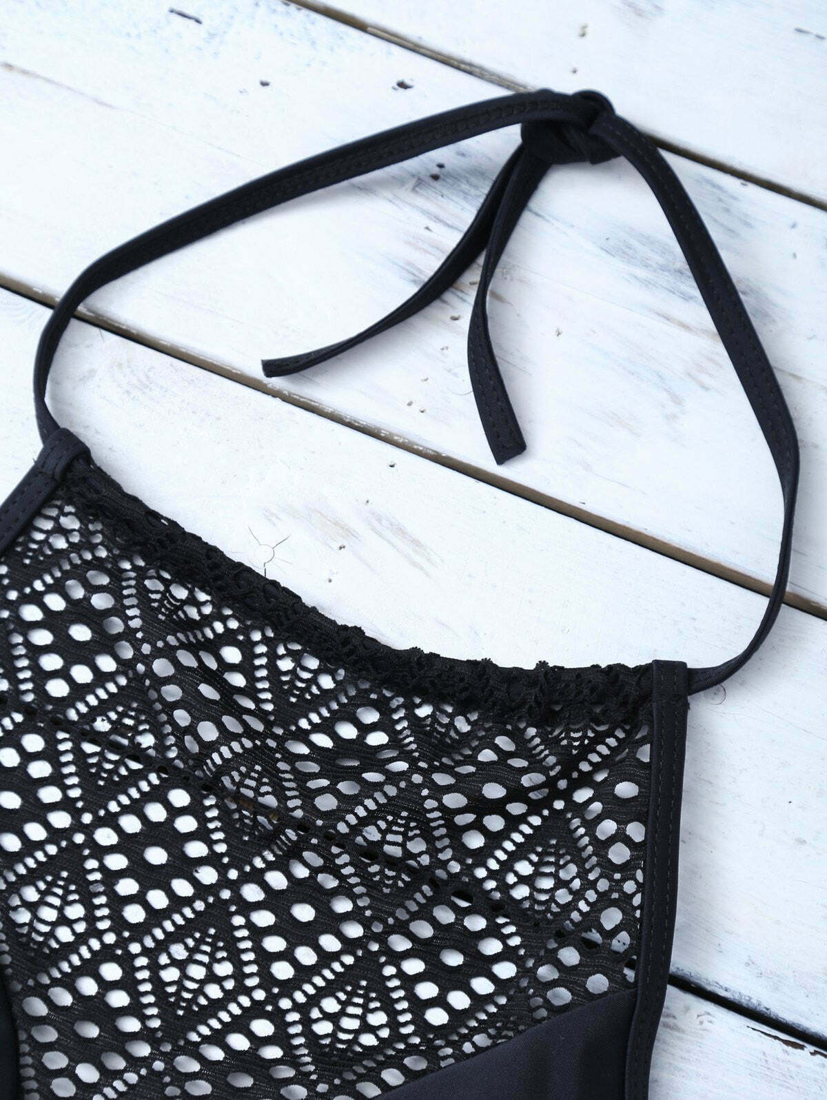 Y2K Fashion Lace Panel Cut Out Bikini Set - Coquette Grunge Aesthetic
