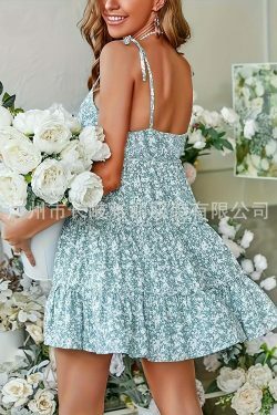 Y2K Fashion One Shoulder Suspender Dress - Coquette Aesthetic Grunge Style Cute Tops Cargo Skirt