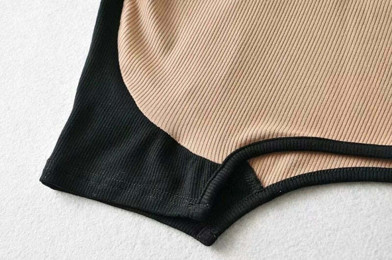 Y2K Fashion: She's Cutting Edge Crop Top - Coquette Aesthetic Grunge Style Cute Tops & Cargo Skirt