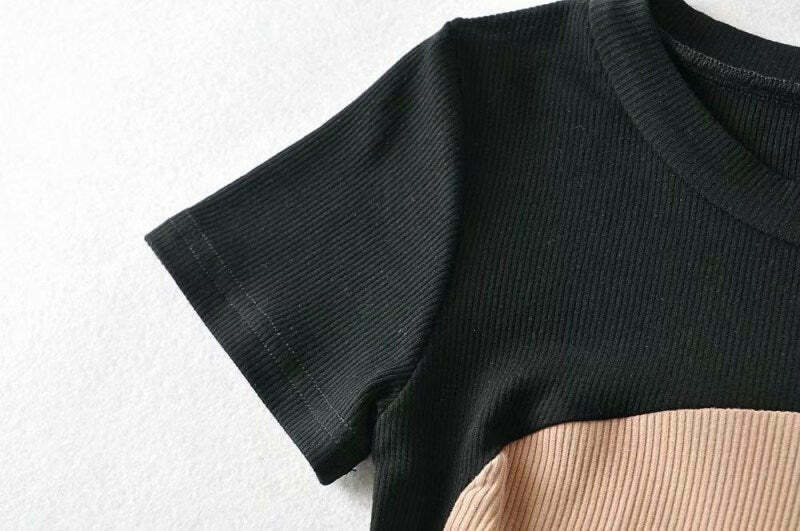 Y2K Fashion: She's Cutting Edge Crop Top - Coquette Aesthetic Grunge Style Cute Tops & Cargo Skirt