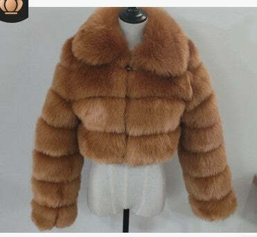 Y2K Fashion Short Fur Coat - Coquette Grunge Cute Tops Pastel Goth Cargo Skirt