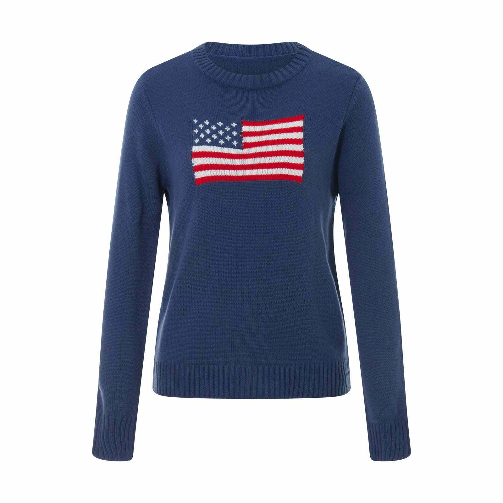 Y2K Fashion Staple: Vintage Americano Crew Neck Sweater - Coquette Aesthetic & Grunge Style