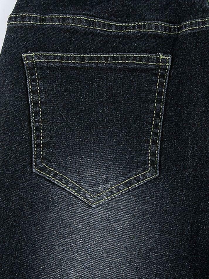 Y2K Flare Jeans: Coquette Aesthetic Cargo Skirt for Women - Grunge Style Fashion