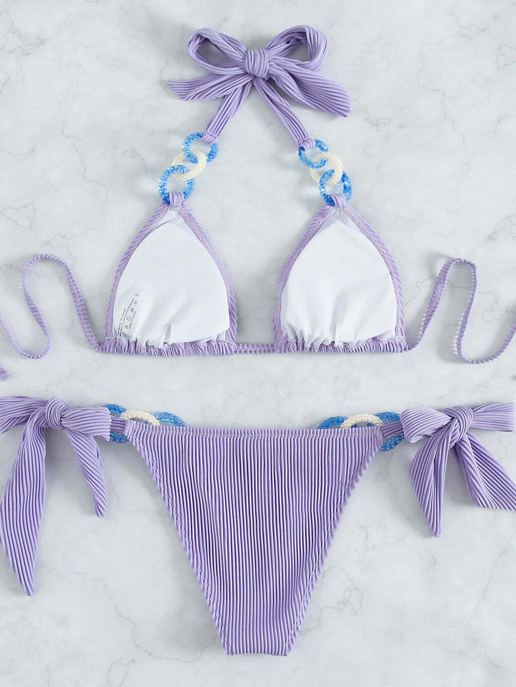 Y2K Halter Beach Bikini for Women - Strapped and Sexy