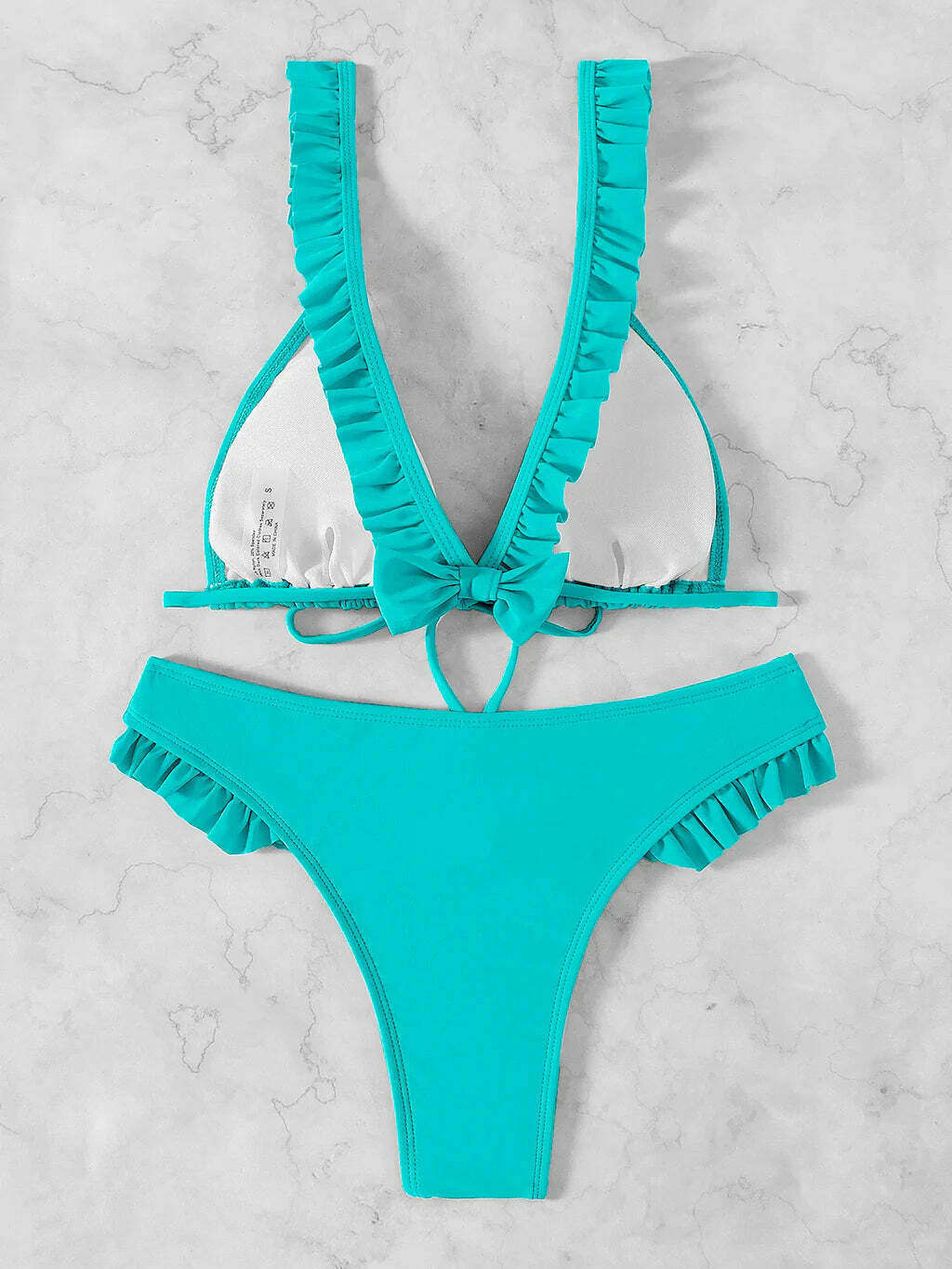 Y2K Lace-Up Beach Bikini: Coquette Aesthetic, Grunge Style, Cute Tops, Pastel Goth, Cargo Skirt