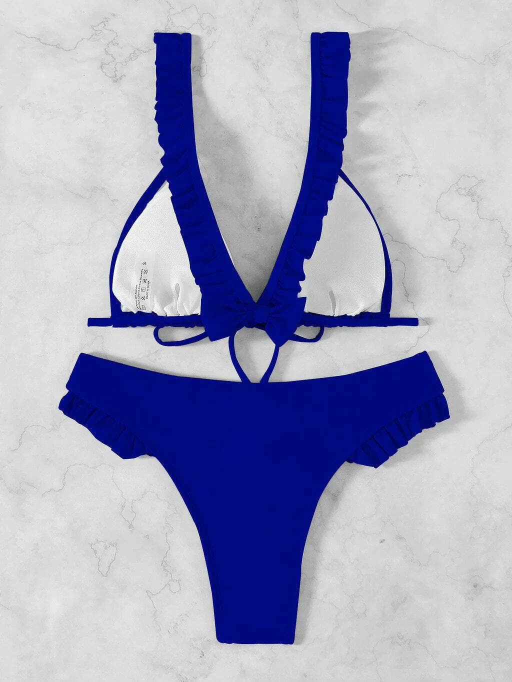 Y2K Lace-Up Beach Bikini: Coquette Aesthetic, Grunge Style, Cute Tops, Pastel Goth, Cargo Skirt