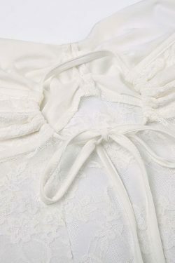 Y2K Lace Backless Bandeau Top: Coquette Aesthetic, Grunge Style, Cute Tops, Pastel Goth, Cargo Skirt