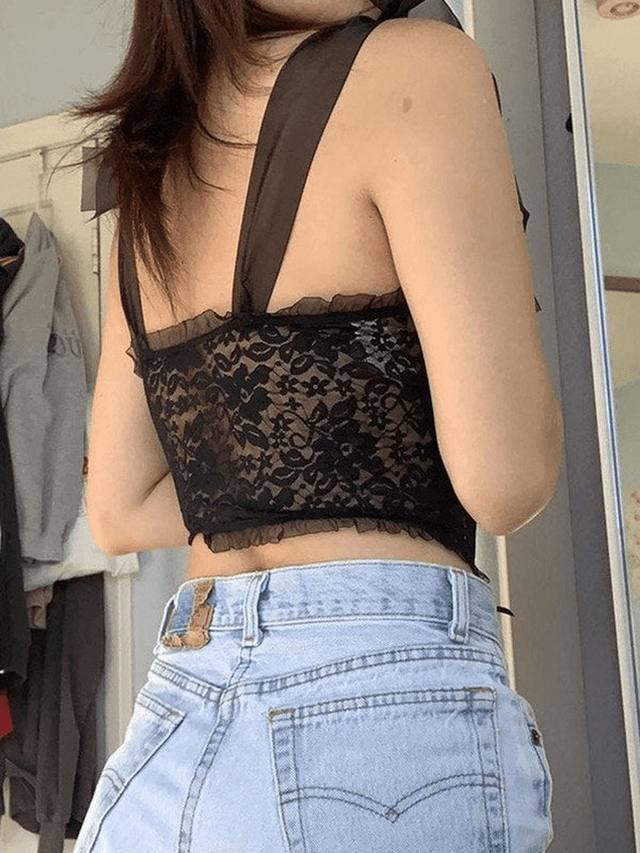 Y2K Lace Corset Top: Coquette Aesthetic with Grunge Style, Pastel Goth Vibes, and Vintage Flair