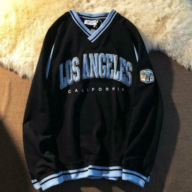 Y2K Los Angeles Sweatshirt - Coquette Grunge Aesthetic Cute Tops Pastel Goth