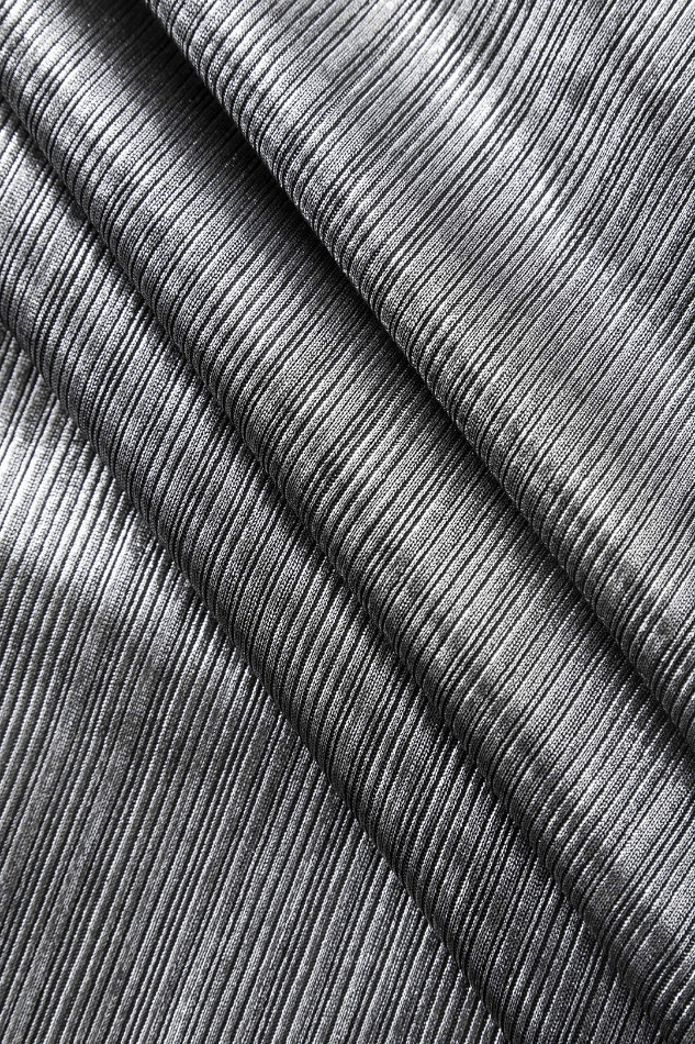 Y2K Metallic Ruched Slit Midi Dress - Coquette Aesthetic with Grunge & Old Money Style