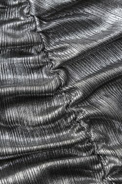 Y2K Metallic Ruched Slit Midi Dress - Coquette Aesthetic with Grunge & Old Money Style