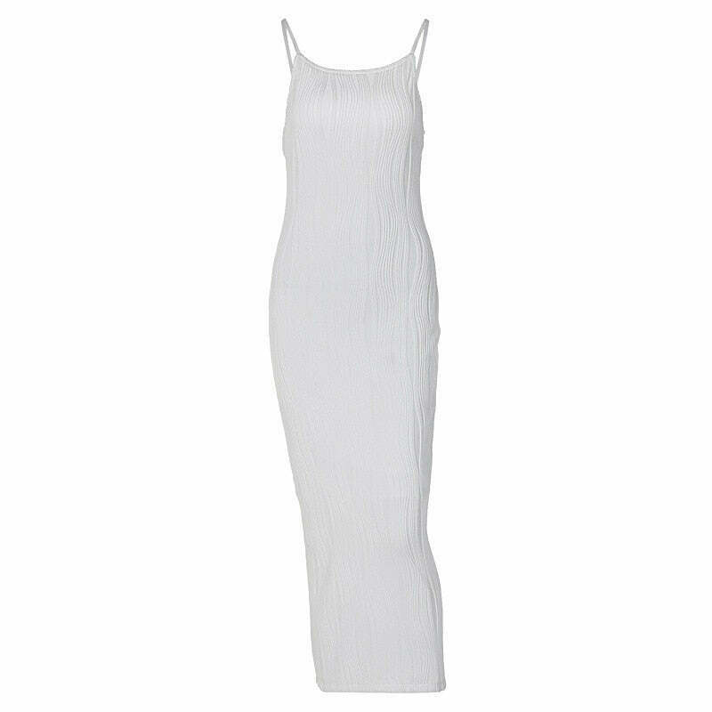 Y2K Mirage Back Split Dress: Coquette Aesthetic with Grunge Style, Pastel Goth Vibes, and Old