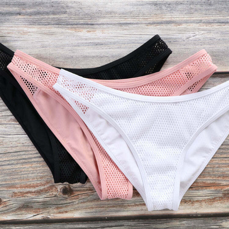 Y2K Neon Bikini Set: Coquette Aesthetic, Grunge Style, Pastel Goth, Cottagecore Outfits
