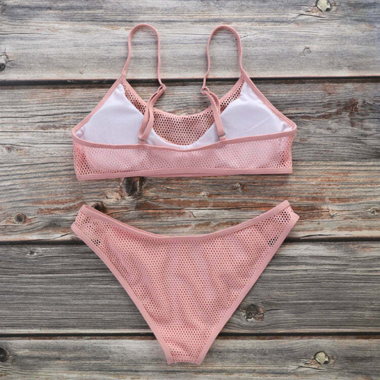 Y2K Neon Bikini Set: Coquette Aesthetic, Grunge Style, Pastel Goth, Cottagecore Outfits