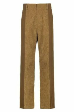 Y2K Patched Corduroy High Waisted Pants - Coquette Aesthetic Grunge Style Cargo Skirt