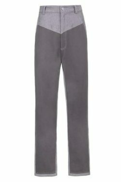 Y2K Patched Corduroy High Waisted Pants - Coquette Aesthetic Grunge Style Cargo Skirt